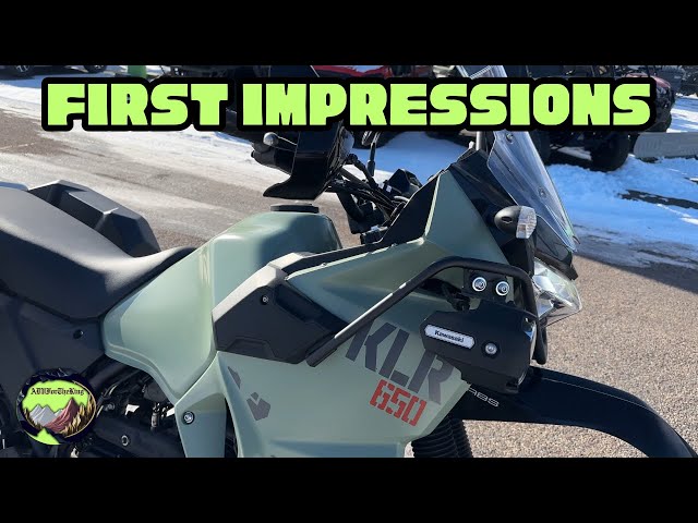 KLR 650 Adventure! First Ride! First impressions from a small dual-sport guy...