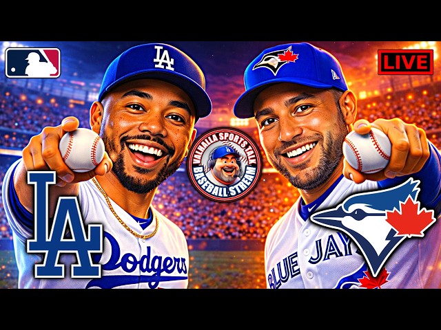 ⚾ Los Angeles Dodgers vs Toronto Blue Jays LIVE 🔴 |  MLB Watch Party Play-by-Play & Reactions