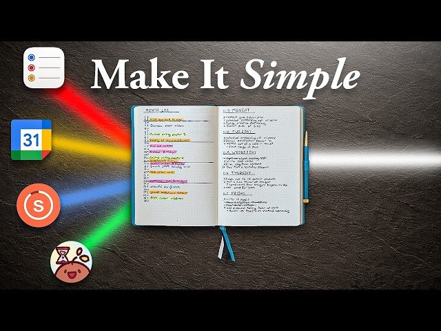 How I Organize My Entire Life Using Just One Notebook