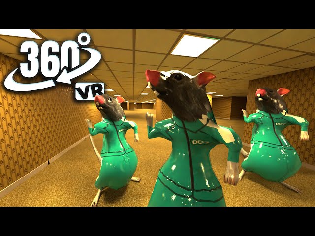 Squid Game 2 Dancing Rat meme in Backrooms | 360° VR EXPERIENCE