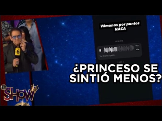 Exponen audio con fuertes declaraciones de Princeso | Es Show