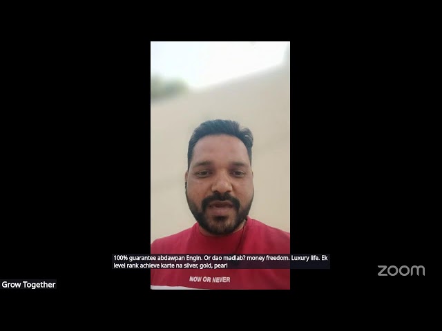 Grow Together's Zoom Meeting