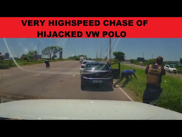 Highspeed interception of hijacked VW Polo