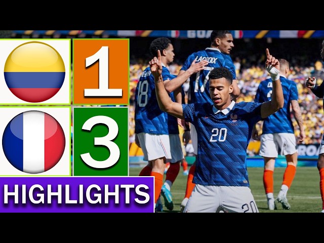 France vs Colombia 3-1 Highlights & All Goals - 2026 HD