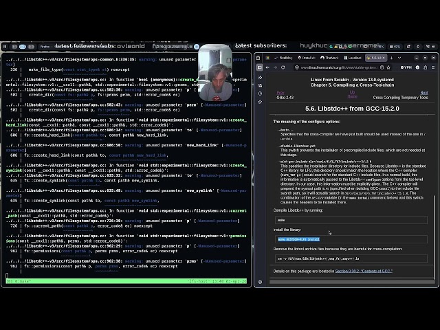 🔴Change of Pace: Linux From Scratch...