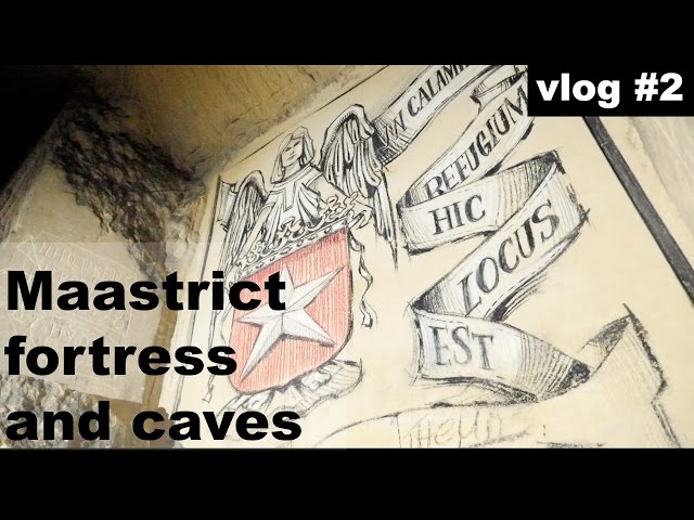 Tourist guide to Maastrict, Netherlands visiting Fort St. Pieter and North caves | vlog#1.2