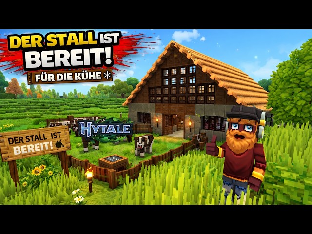 LP Hytale #63 - Wir sind bereit für die ersten Kühe im Stall ?