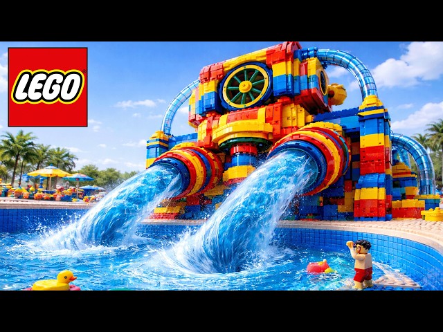 How To Build a GIANT LEGO Water Pump💦 | Lego AuTo Tech