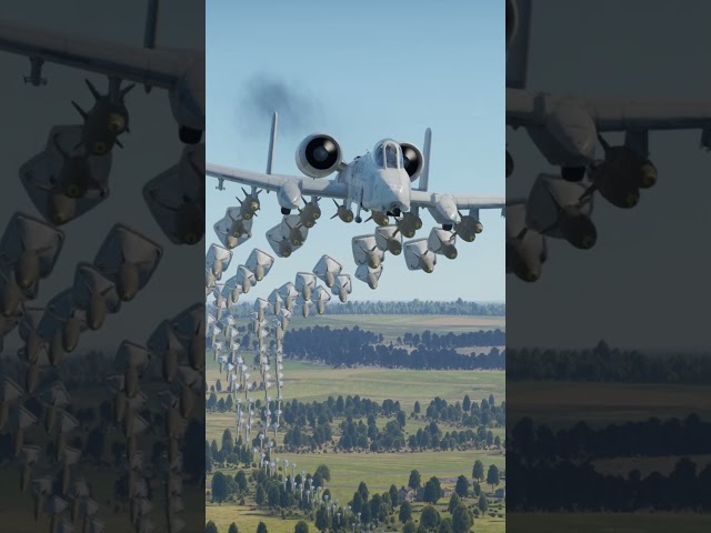 A-10 Thunderbolt II Hit Mid-Air — Pilot Loses Control After Direct Strike