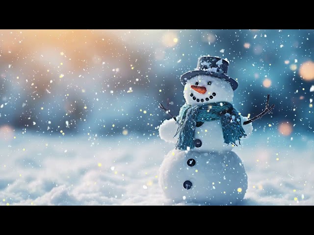 Gentle Snowman | 4K Relaxing Screensaver