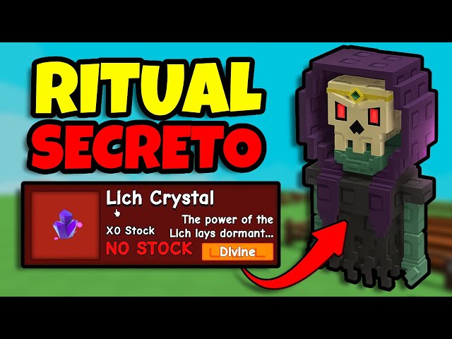 How to HAVE the SECRET (LICH) RITUAL 😱 Grow a Garden ROBLOX