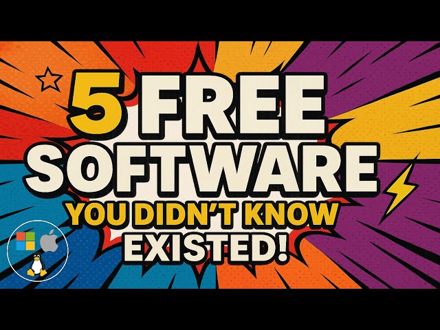 5 ALL-NEW FREE SOFTWARE You Didn't Know Existed!