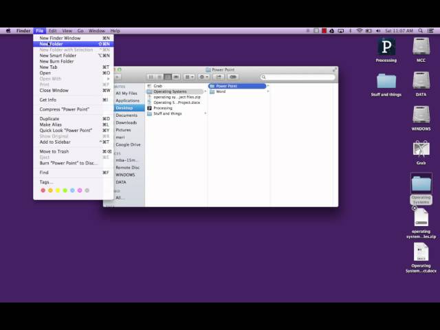 Computer Lit: Creating Folders (Mac)