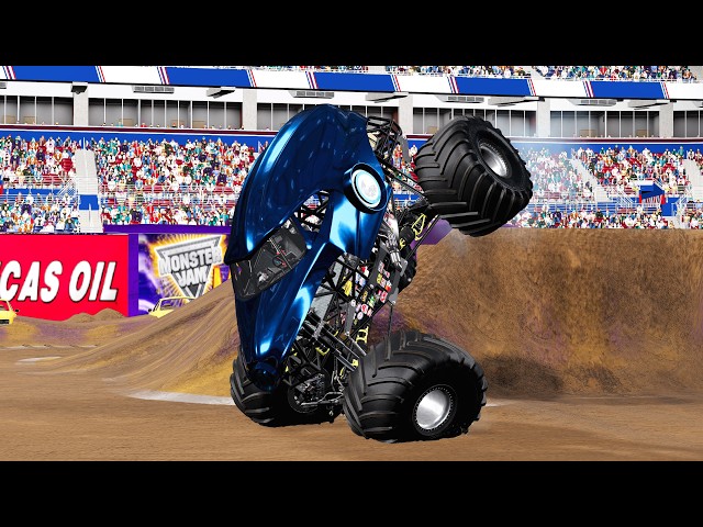 Crashes and Saves #75  I  BeamNG.Drive Monster Jam