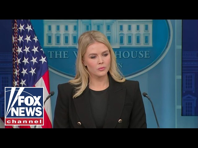 EPIC FURY UPDATE: Iran has 'golden opportunity,' Leavitt says