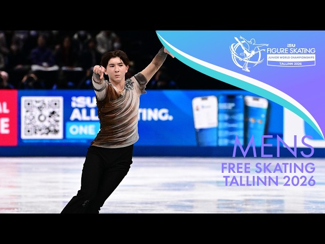 Men Free Skating | Figure Skating Junior World Championships | Tallinn 2026 | #WorldJFigure