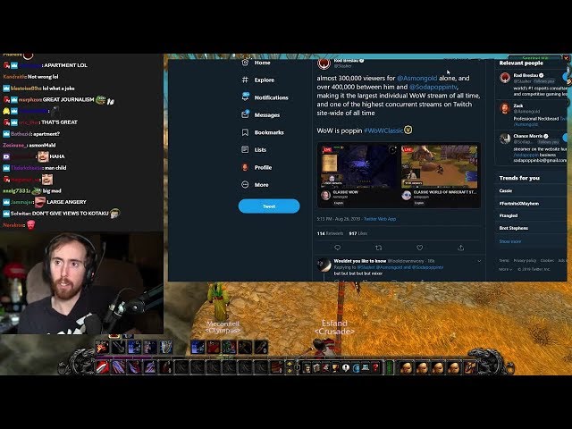 The journey continues! Asmongold (classic wow highlights 2)