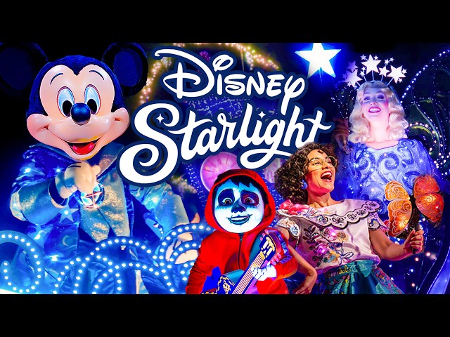 NEW Disney Starlight Parade [4K] Multi-Cam Walt Disney World- Magic Kingdom
