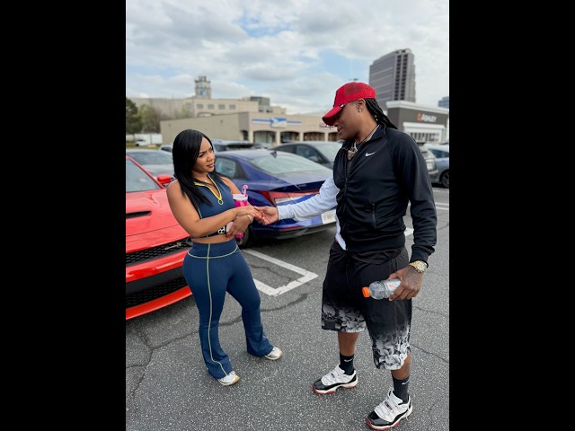 A woman tries to hit on Candace in the gym parking lot