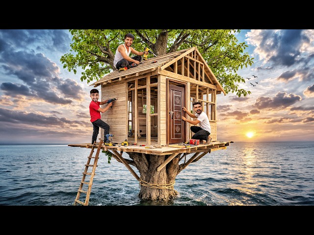 We Built a Treehouse in the Middle of the Ocean