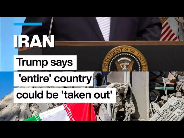 Trump threatens to take out Iran in 'one night' as deadline looms • FRANCE 24 English