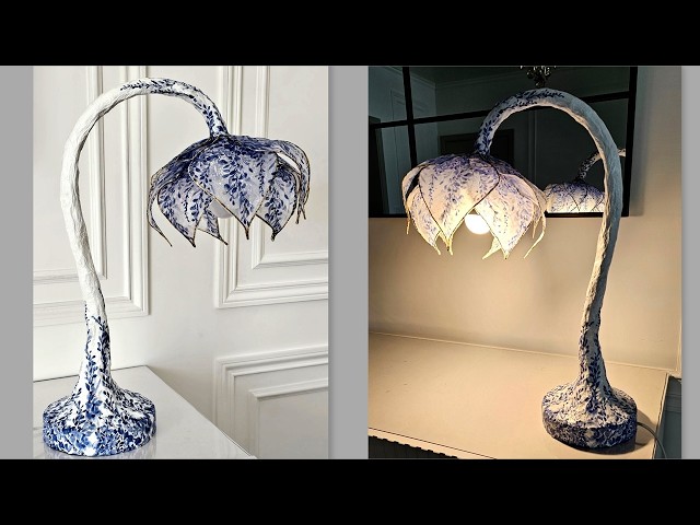 Amazing Flower Paper Lamp DIY /Craft Anyone Can Do