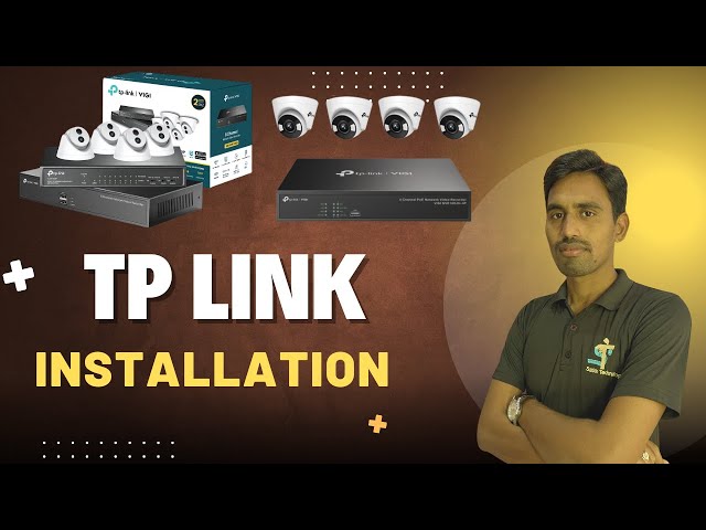 TP-LINK  IP CCTV  Camera Installation 🔥