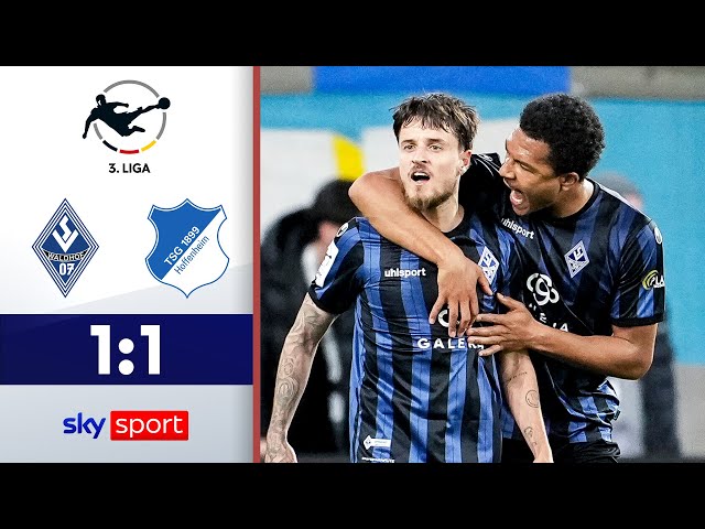 90.+2! Last-Minute Ausgleich! | SV Waldhof Mannheim - TSG Hoffenheim II | Highlights - 3. Liga 25/26