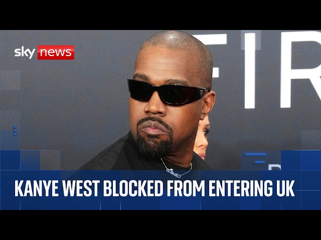 Kanye West blocked from entering UK after backlash over festival booking