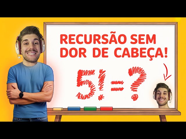 RECURSÃO em Java: Você finalmente vai entender! (Exemplo Fatorial)