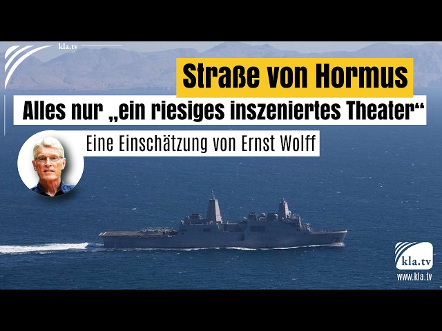 Strait of Hormuz: It's all just "a huge staged theater"