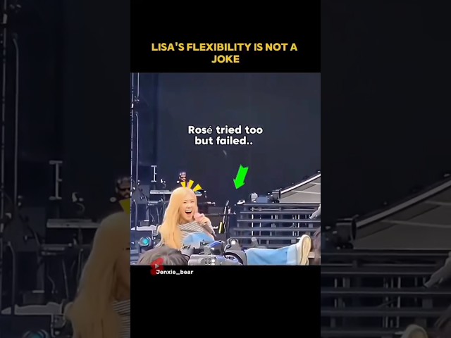 Lisa's flexibility is just🙌🏻👽 #blackpink #blink #lisa #youtube