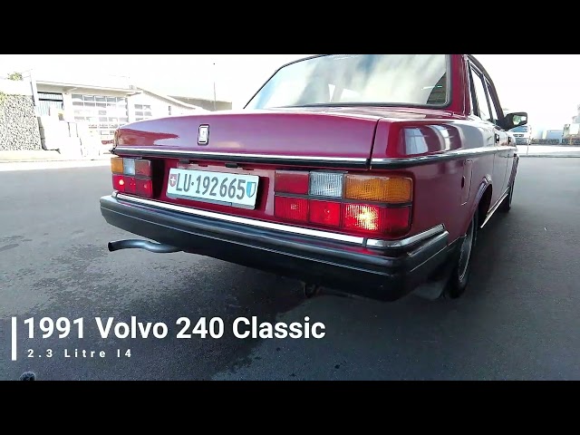 1991 Volvo 240 Classic Exhaust Sound