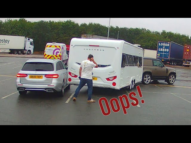 Caravan Towing Fail!! || Vehicle Fails & Close Calls compilation || #194