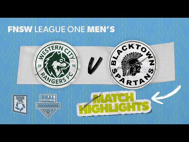 FNSW League One Men's Round 2 Highlights - Western City Rangers v Blacktown Spartans