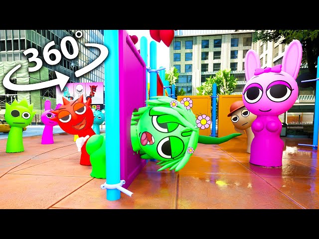 Incredibox Sprunki Back Slapping Game in VR360° | 4K