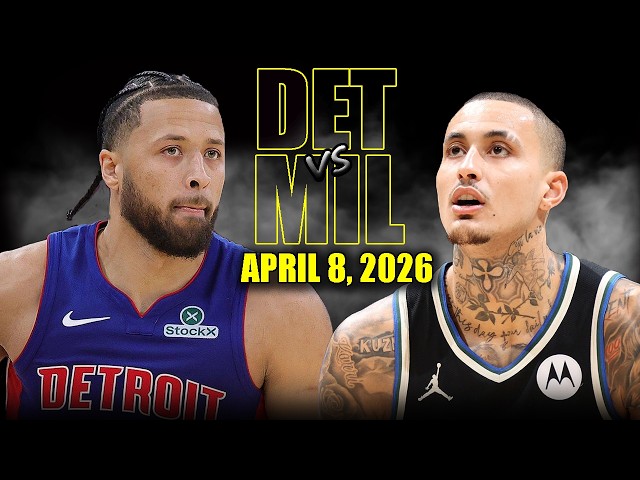 Detroit Pistons vs Milwaukee Bucks Full Game Highlights – April 8, 2026 | NBA Season