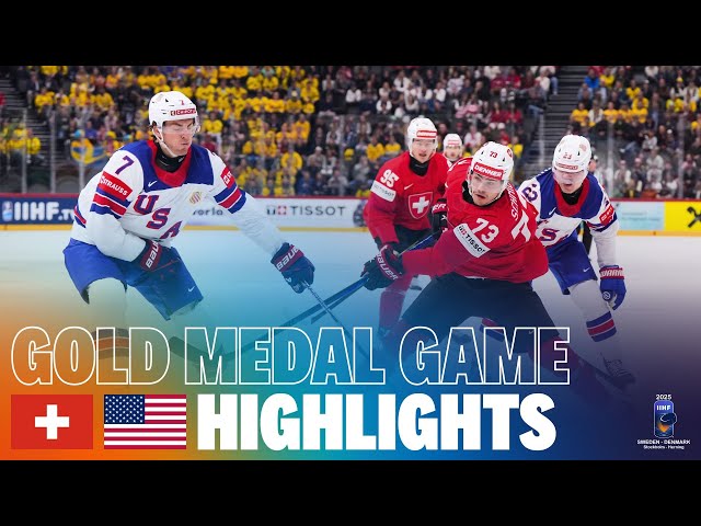 Highlights: SWITZERLAND vs USA | 2025 #MensWorlds #IIHF