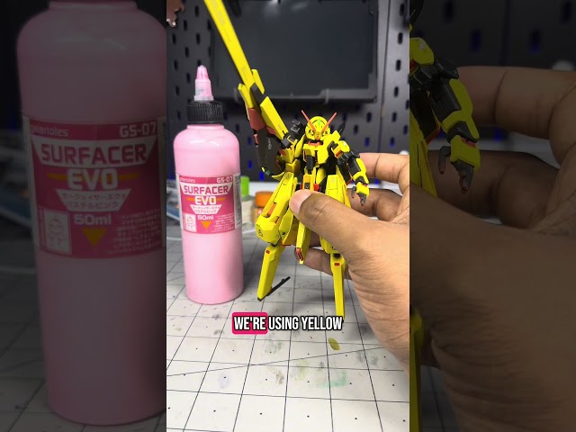 Here’s how I use my primers on Gundam model kits #gunpla #modelkits #bandaimodelkits #gundammodel