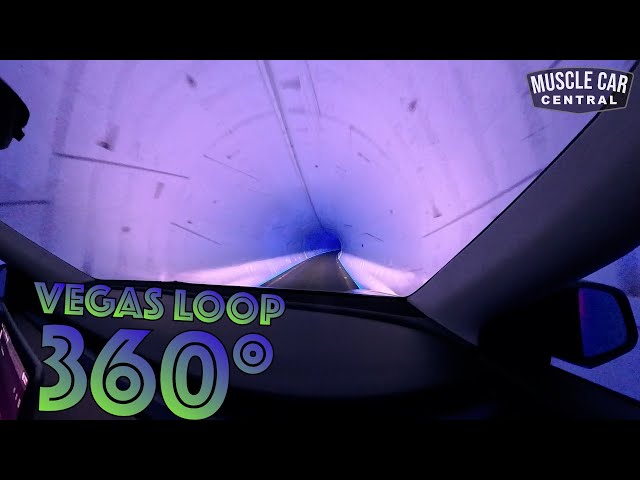 360° Ride Through the Vegas Loop in a Tesla, Underground Tunnel Tour from West Hall to Central Hall