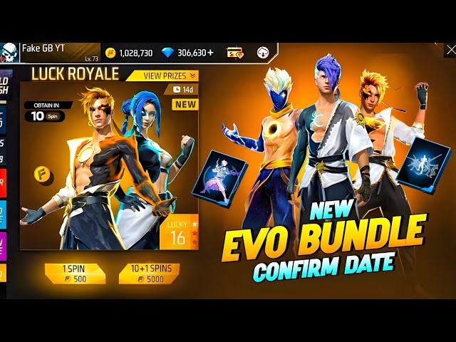 New Evo Bundle Confirm Date 😮💥| free fire new event | ff new event | new event free fire