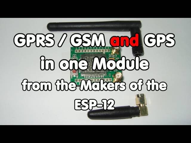 #79 GPRS/GSM and GPS in one cheap module: The A7 from AI-Thinker