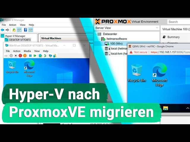 Die besten Methoden zur nahtlosen VM-Migration von Hyper-V nach ProxmoxVE