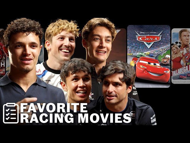 F1 Drivers Reveal Favorite Racing Movies (w/ Lando Norris, Carlos Sainz, George Russell, Alex Albon)