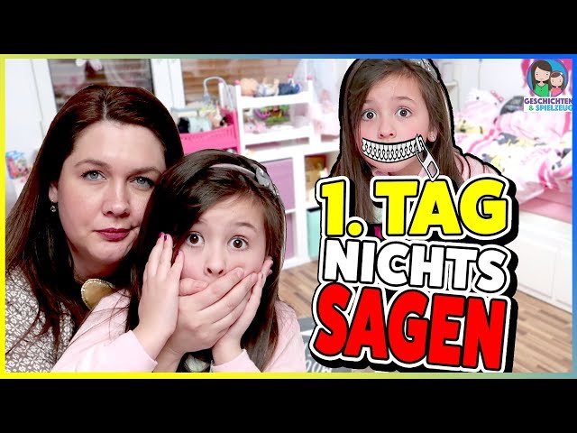 Say Nothing for a Day Challenge! Can Ava make it? Stories and toys