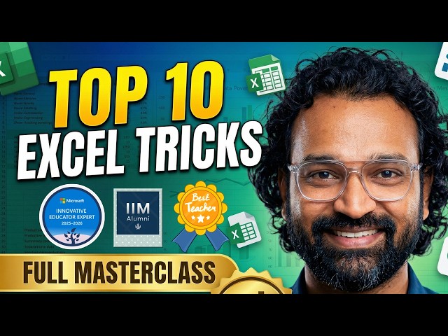 10 Excel Tricks Every Data Analyst Must Know