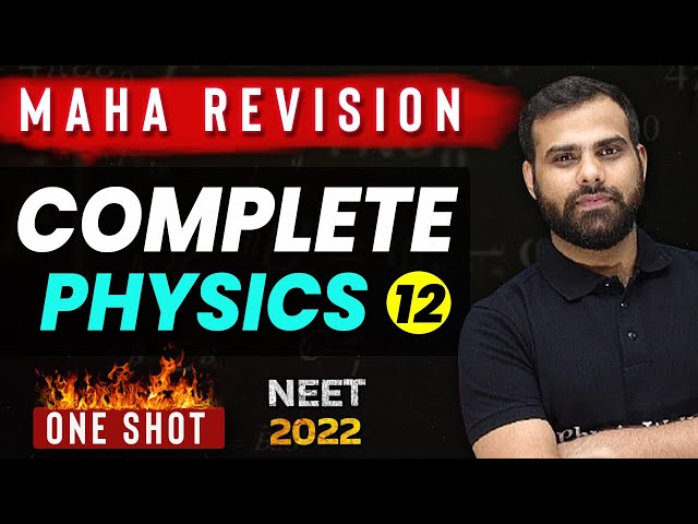 The KING is Back 💥 Complete PHYSICS in 1 Shot - Concepts + PYQs !!!
