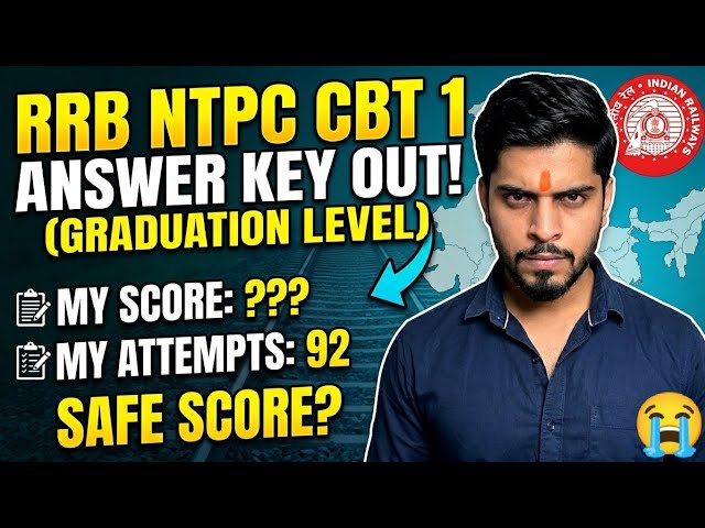 RRB NTPC CBT 1 My Score😥My Zone? RRB ntpc Cut off High😱Safe score and Normalised marks #rrb #ntpc 