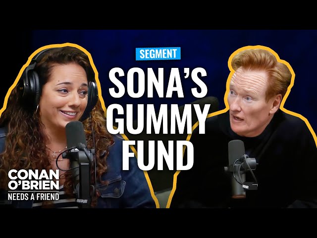 Sona Reveals How Much She Spends On Gummies | Conan O'Brien Needs A Friend