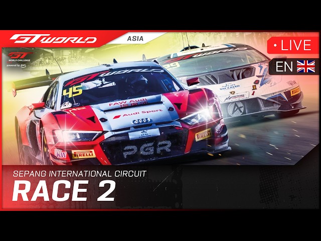 LIVE | Race 2 | Sepang | GT World Challenge Asia powered by AWS 2026